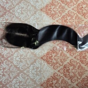 2x6 HD Lace Closure Straight Virgin Human Hair With Bleachable Knots, Invisible